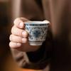 Chinese Ceramic Vintage Teacups Travel Portable Tea Cup Ceramic Tea Bowl Master Cup Home Kung Fu Tea Set Ceremony Accessories