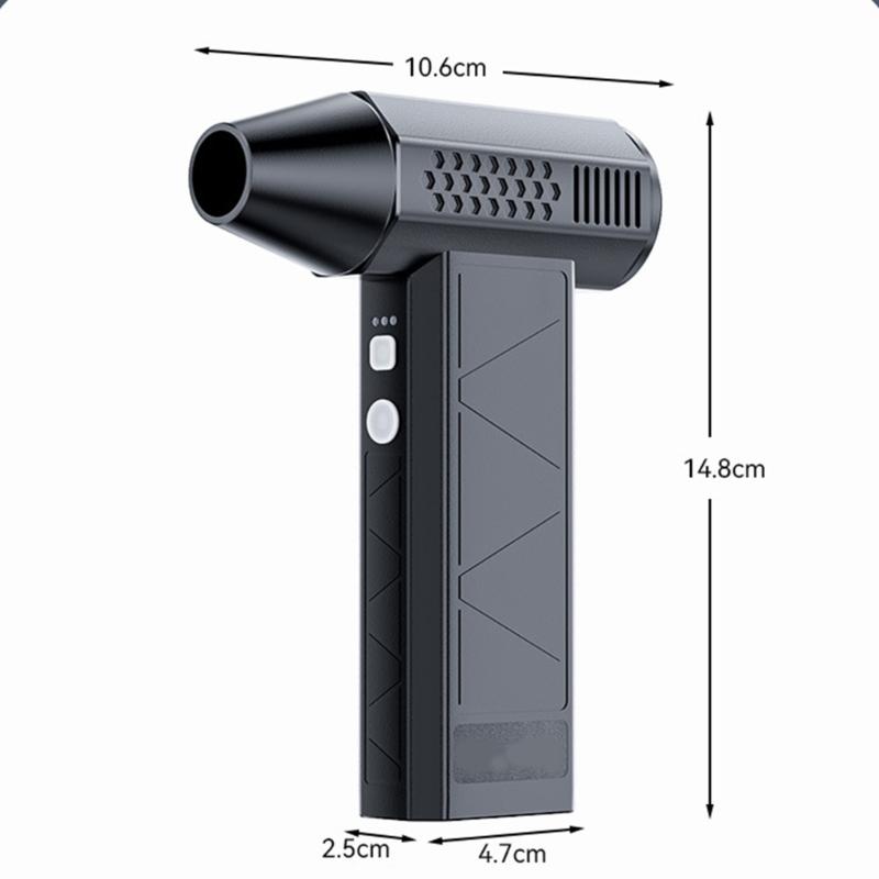 Electric Air Duster With 130K RPM Brushless Motor 3 Adjustable Speeds For Computer Car Interior Cleaning And Vacuum Packaging