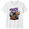 Cute Halloween Pug T-Shirt Skeleton Costume Trick Or Treat Dog Lover Gift