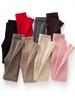 100% Pure Cashmere Slimming Women's Wool Leggings - High Elasticity, Knitted Warmth