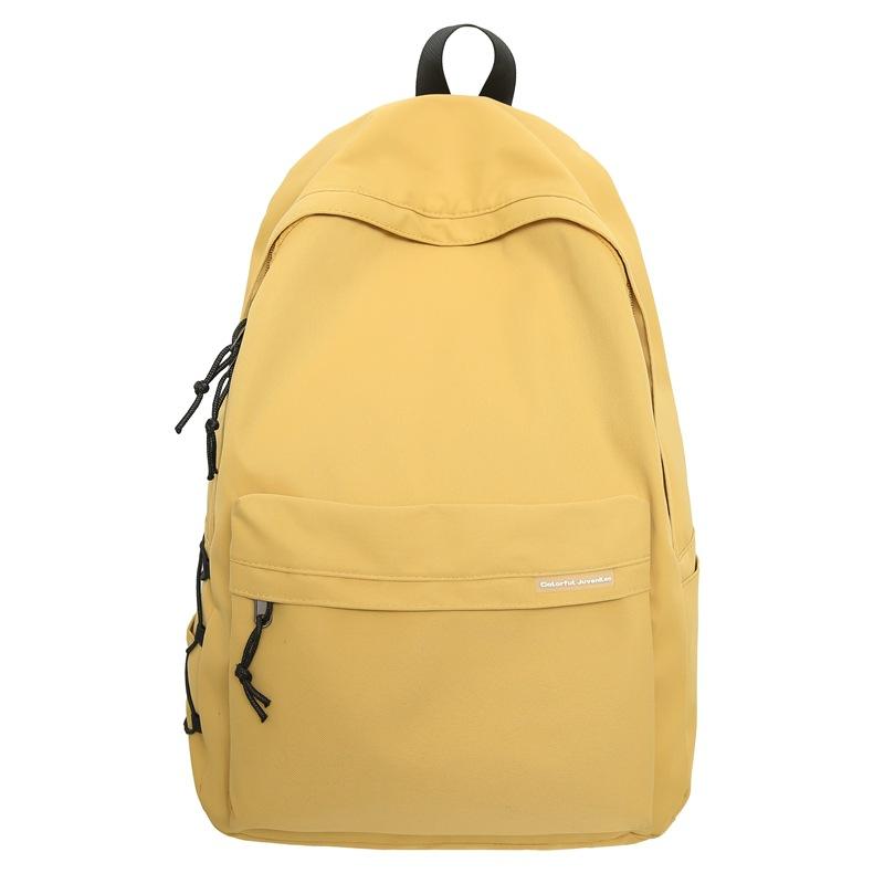 Schoolbag Backpack Men's Simple Junior High School Student Elementary School Student Large Capacity Travel Backpack Female College Student