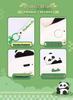 Panda Mini USB Keychain Fan: Portable, Rechargeable Handheld for Students