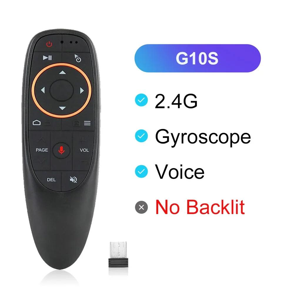 G10S Pilot głosowy 2.4G Bezprzewodowy żyroskop Inteligentna mysz powietrzna Bezprzewodowy pilot zdalnego sterowania dla Android TV Box PC