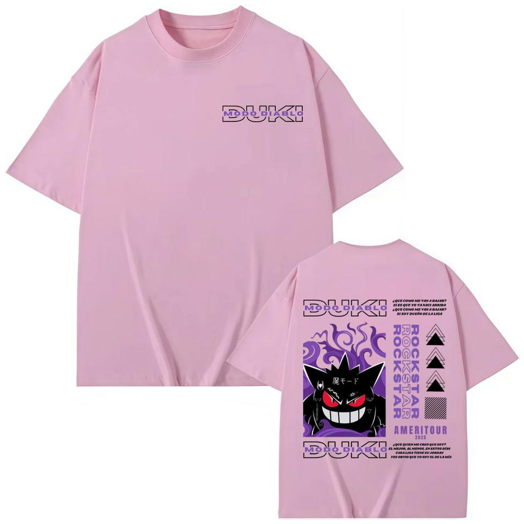 Rapper Duki Ameri Tour 2025 T-shirts Men Women Clothing Hip Hop Fashion Short Sleeve T-shirt Summer Casual Loose Cotton T Shirt