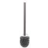 Toilet Brush with Storage Holder Wall Mounted Aluminum Alloy Long Handle Toilet Scrubber for Home