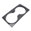 Water Cup Holder Panel Cover Trim Black Carbon Fiber Style Waterproofing Replacement for Mazda 3 2020