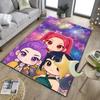Superhero kpop Friends Adventure Office Rug Chair Mat, Game Carpet, Suitable for Front Door, Bedroom, Living Room, Desk, Holiday Gift