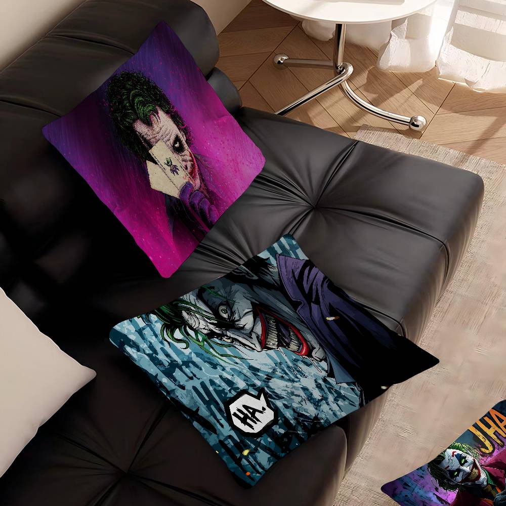 J-Joaquin P-Phoenix J-Joker Anime Decorative Room Aesthetics Pillow Case Home Decor Bedroom Sofa Bed Couch Pillow Cover 45x45