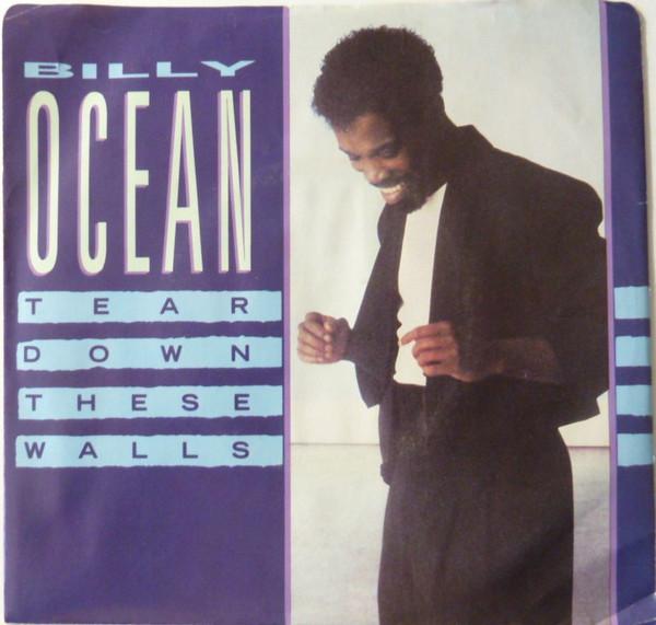 

7-дюймовая пластинка BILLY OCEAN - Tear Down These Walls JS19740 Jive 1988 Канада Соул/Фанк Б/У