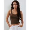 Women's New Versatile Sling Vest with Lace Inside, Slim and Thin Top Summer