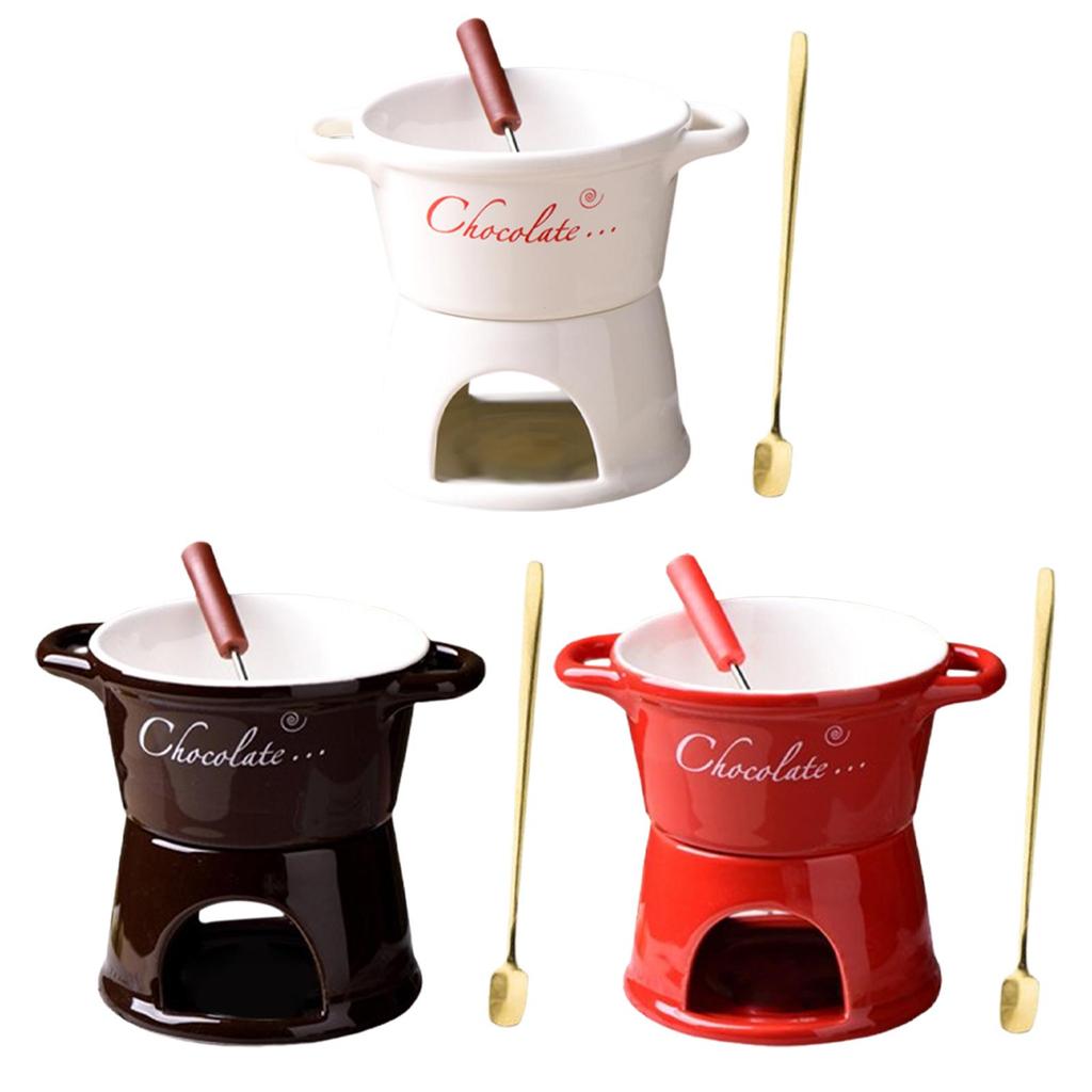 Fondue Mug Butter Melt Pot Cookware Candy Hot Pot for Dinner Wedding Kitchen