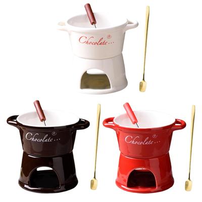 Caneca de Fondue Panela para Derreter Manteiga Utensílio de Cozinha Panela Quente para Doces para Jantar Casamento Cozinha