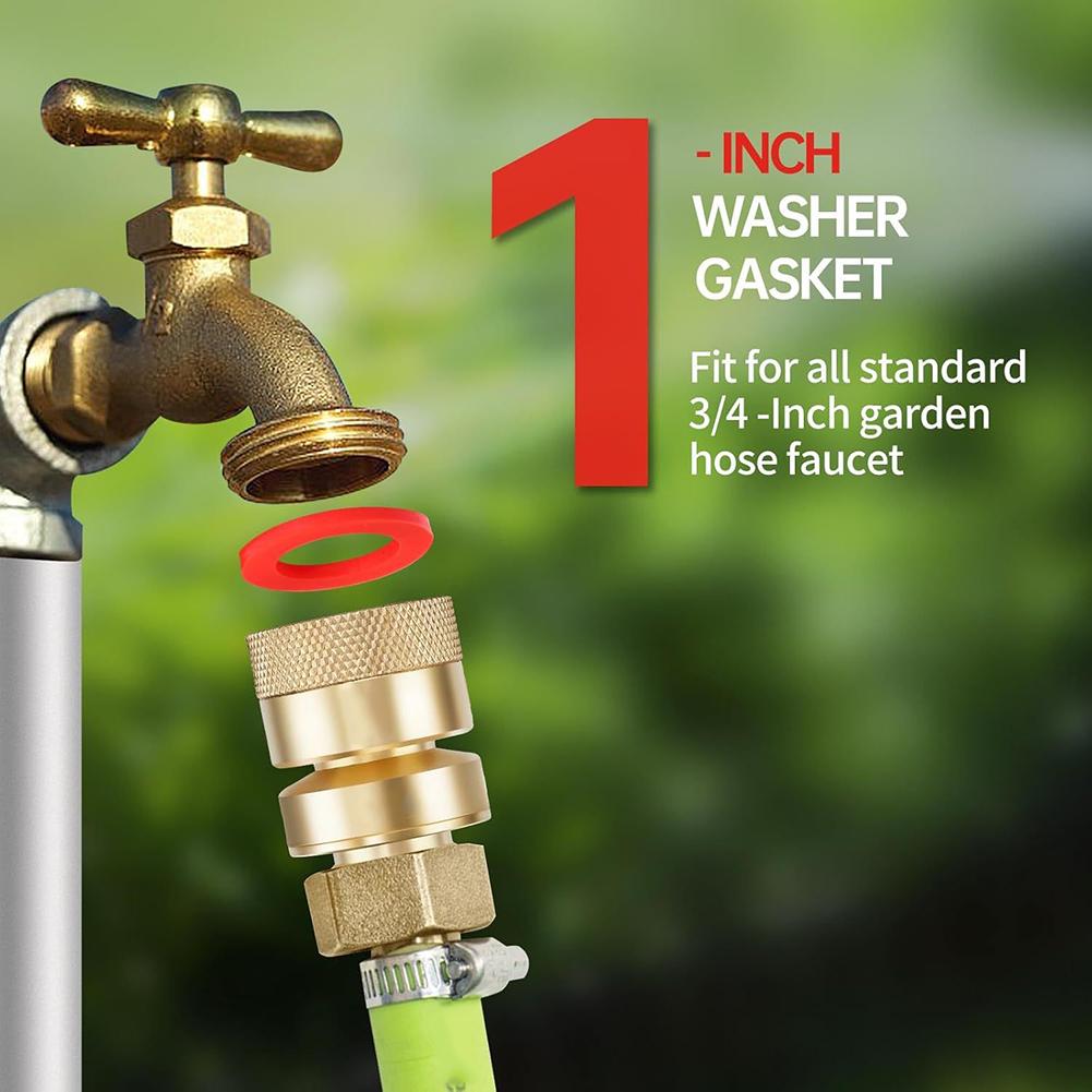 50Pcs/set O-Rings Washer Gasket Garden Hose Silicone Gasket Fit All Standard 3/4 Inch Garden Hose Fittings Leak Prevention