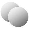 Miroirs muraux 2 pcs 60 cm Rond Verre