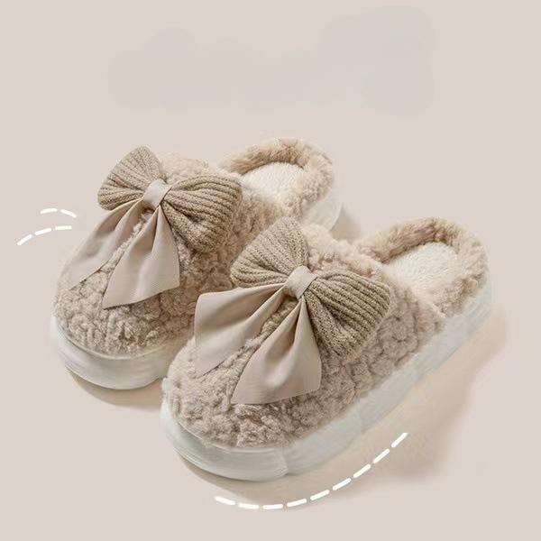 

Женские домашние противоскользящие теплые и милые плюшевые тапочки-сумки с хлопковой шваброй 36-37