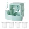 Electric Fan Hanging Cooling Tool with 4 Ice Cup Household Floor Fan Mist Cooling Adapter Hangable Ice Holder Cooler Accessories