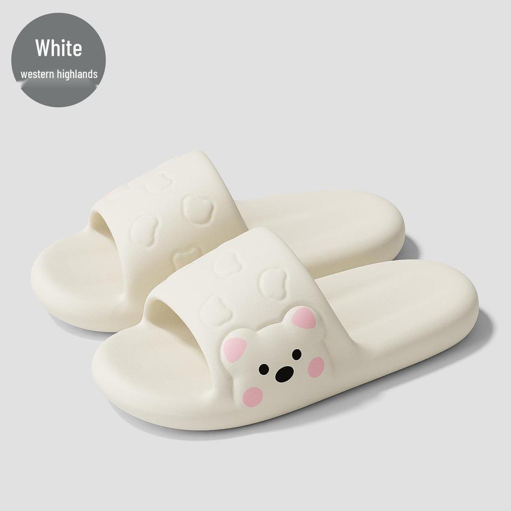 Kapcie EVA z miękką podeszwą: Wygodne, antypoślizgowe, na grubej podeszwie kapcie łazienkowe dla mężczyzn i kobiet, idealne na lato.