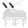 4Pcs Rubber Wedge Shaped Mute Set Piano Tuning Mute Keyboard Maintenance Instrument Accessories