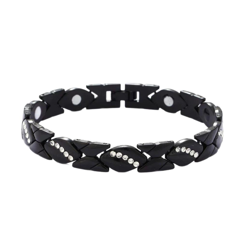 European & American Detachable Rhinestone Magnetic Energy Bracelet