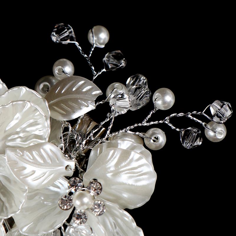 Bridal Crystal Pearl Flower Hair Clip Hair Accessories Wedding Hair Accessories