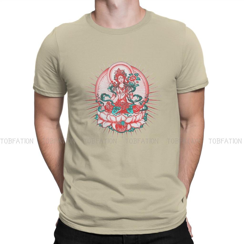 Tara Tibet Buddhism Lotus Meditation Yoga Om Style Tshirt Namaste Mother Comfortable Hip Hop Graphic T Shirt Stuff Hot Sale