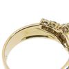Ring K18 yellow gold/diamond #5.4(US Size) 4.5g Women Used
