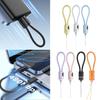 18cm Double USB C Charging Cable 60W Fast Charge With Keyring Design For Convenient Carry Power Cord