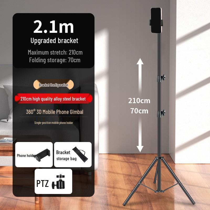 Portable Multi-Functional Photography and Streaming Stand with Adjustable Boom Arm for Desktop, Bedside, and Overhead Shots