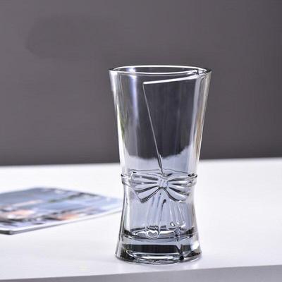 ZISIZ Transparente Glasblumenvase für Heimdekoration