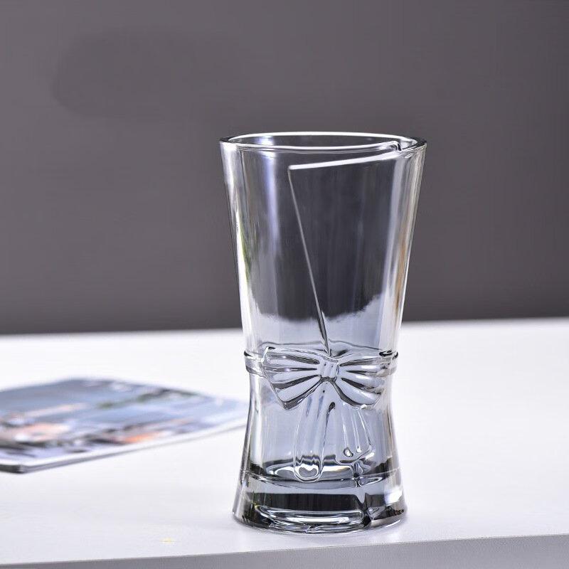 

ZISIZ Transparent Glass Flower Vase for Home Decor
