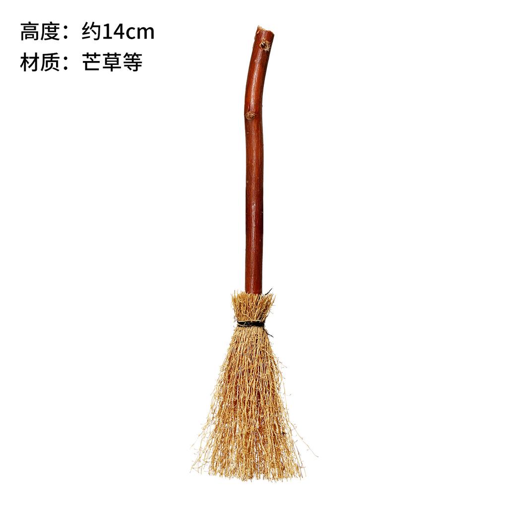 Halloween Broomstick Decorations, Mini Witch Broom Twig Broom