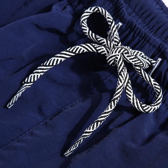 Spodenki Jednokolorowe Luźne Męskie Mężczyźni Ze Sznurkiem Elastyczna Talia Spodenki na Sport