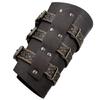 2lots Gothicism Leather Wristband Medieval Armors Bracers Unisex Wrist Bracers for Cosplayers and History