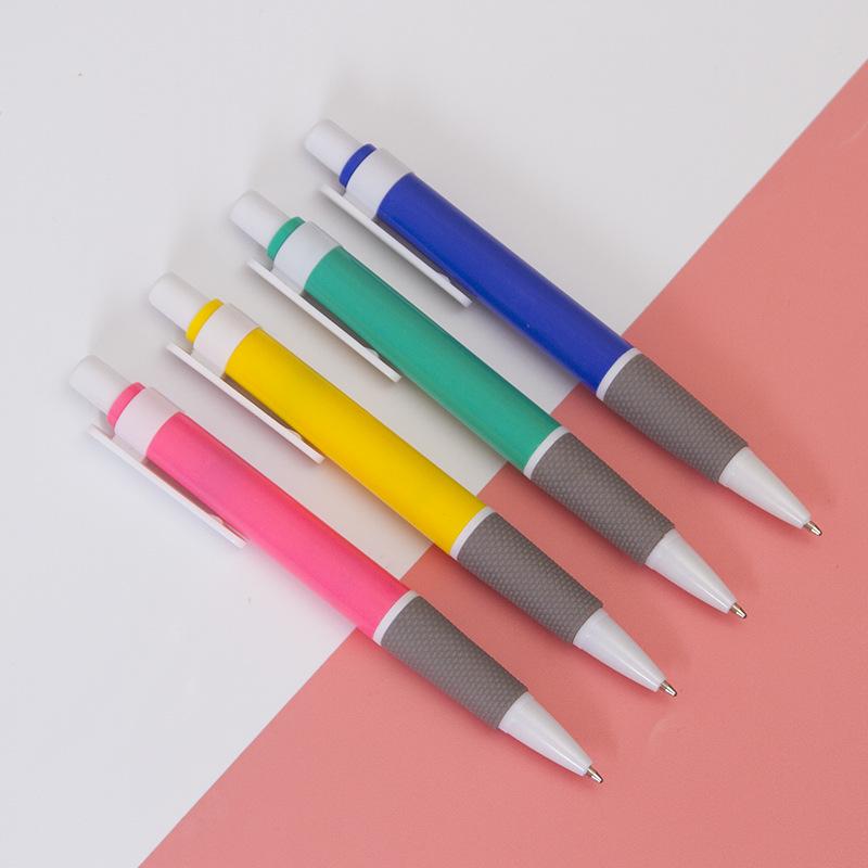 520 Click Ballpoint Plastic Pen - Customizable Oil-Based Pen with Logo, Ideal for Gifts and Promotions
