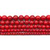 Natural Gemstone Stone Red Turquoise Beads 4 6 8 10mm Loose Spacer Beads for Jewelry Making