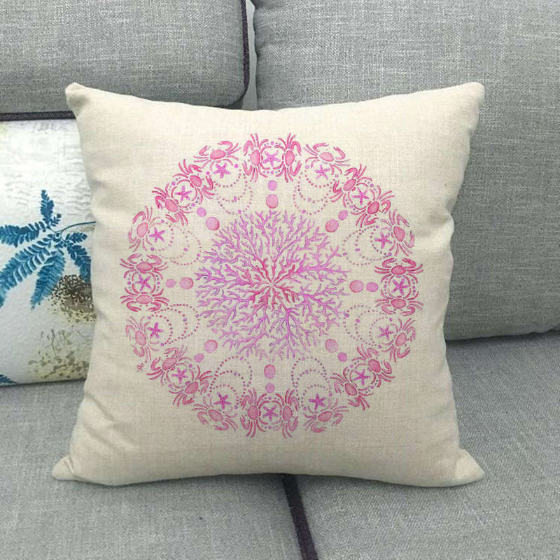 Pattern Geometric Pattern Series Digital Printing Short Plush Pillow Covers For Car Sofa Office Cushion Cover Home Goods