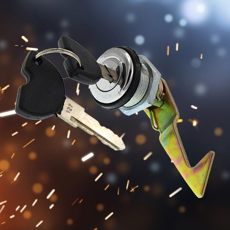 1 Lock 2 Keys Electric Car Scooter Tail Box Lock Trunk Lock Accessories Motorcycle Rear Locks for A8 Queen