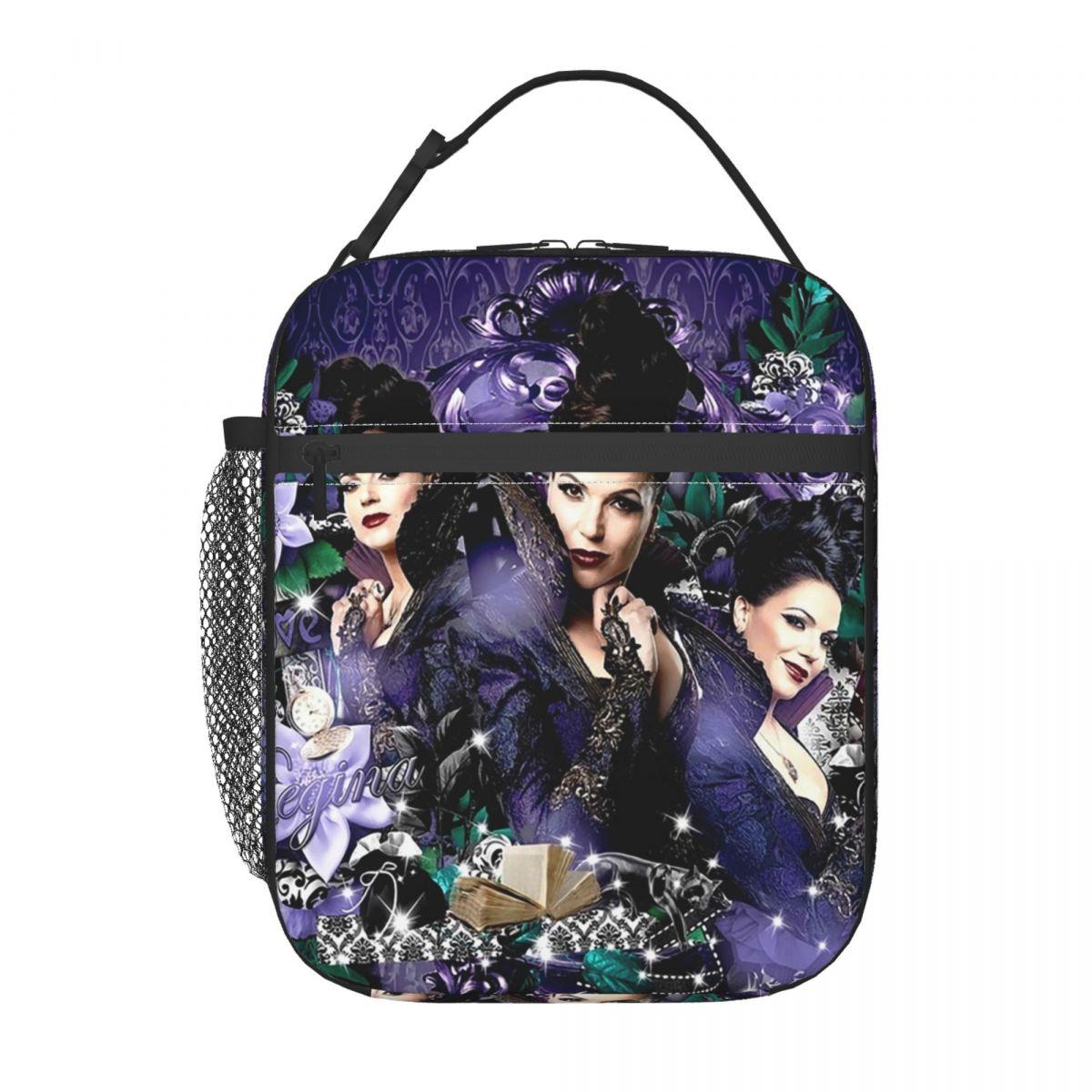 Regina Mills Once Upon A Time Insulated Lunch Bag for Women Kids Leakproof Food Boxes Thermal Lunch Box Tote One Size