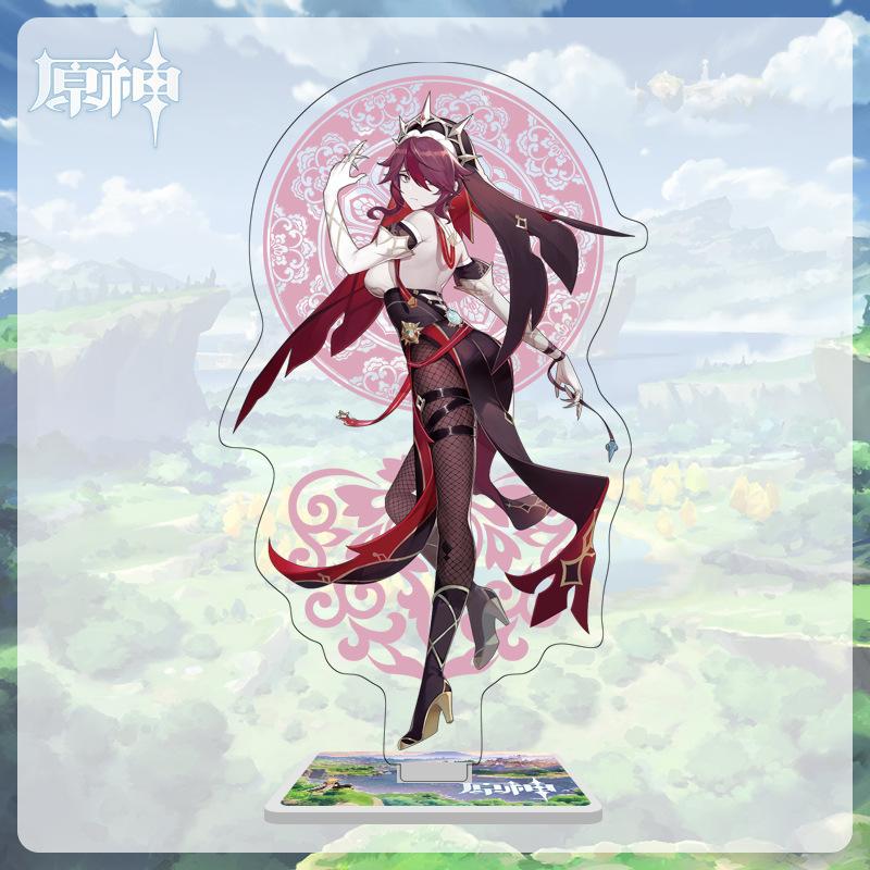 16cm Height Acrylic Large Stand-up Display Featuring Characters From Mondstadt and Liyue In Genshin