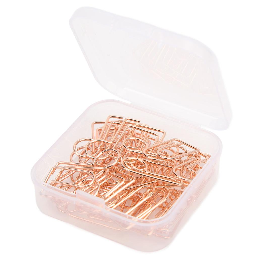 20 Paper Clips Cute Musical Note Shaped Rustproof Paper Clips for Paperwork Ideal for Home S