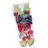 Children's Christmas Reindeer & Santa Hairpin Set: 5 Holiday Bobby Pins & Side Clips