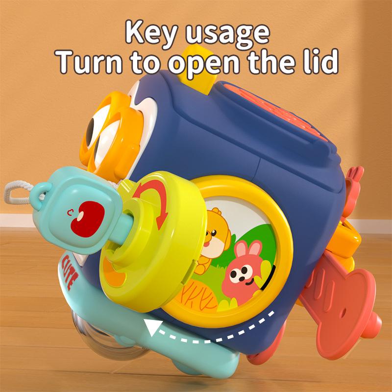 

Детское раннее развитие Младенец Пингвин Занятный мяч Детский мяч для хватания Пазл Сенсорный гексаэдр Игрушка