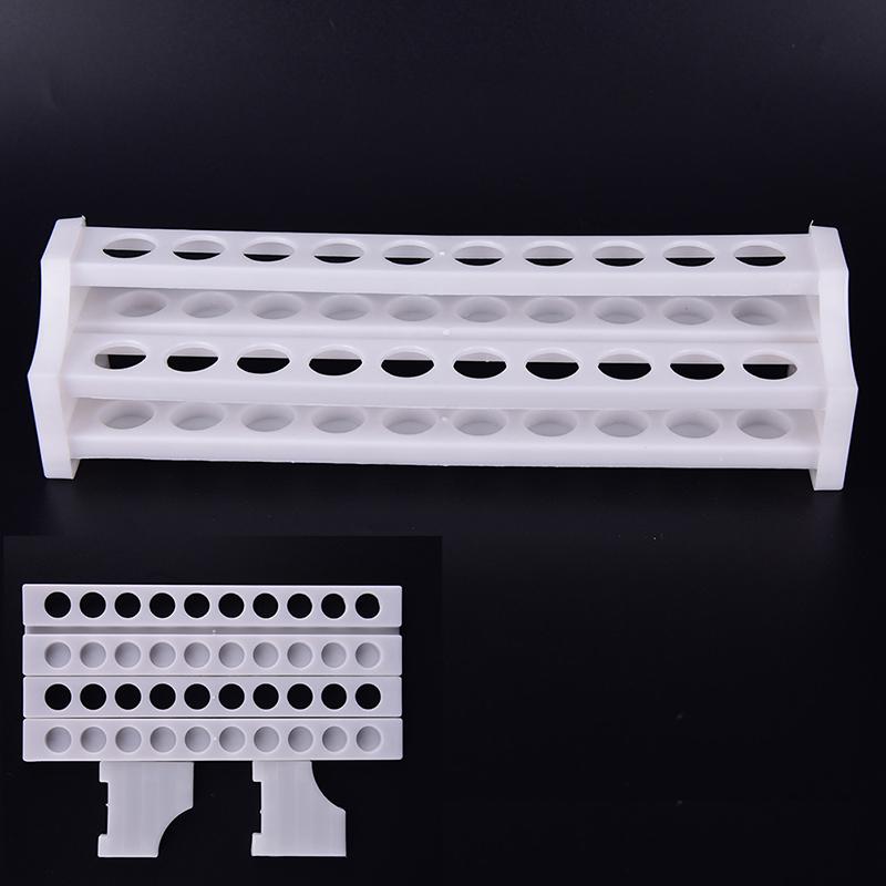 20 Holes Plastic Test Tube Rack Testing Tubes Holder Storage Stand Lab Supplies