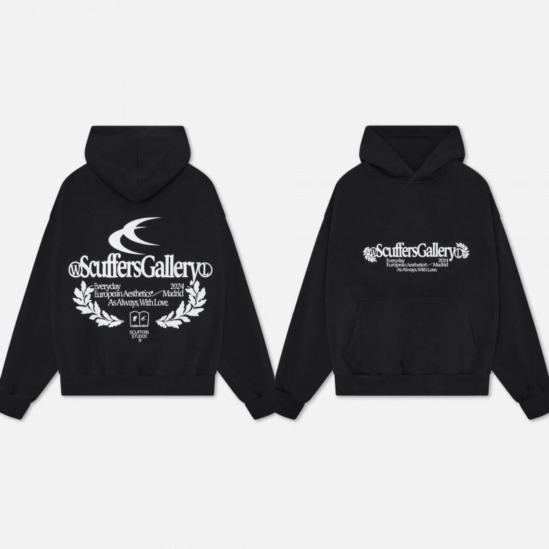 Unisex Trendiger Lockersitzender Amerikanischer Buchstaben Hoodie