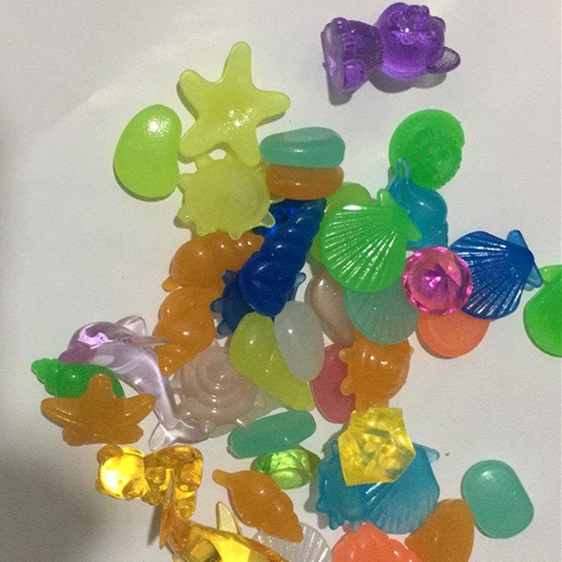 

Seven-Color Fluorescent Pearl Stones for Aquarium Decoration