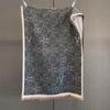Autumn and winter new scarf women's high-end floral letter jacquard scarf versatile cold-proof warm shawl