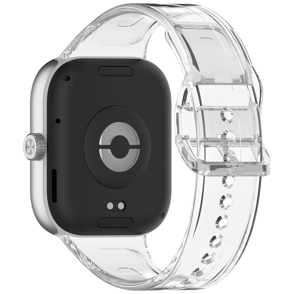Silikon-Uhrenarmband für Xiaomi Mi Band 9 Pro 8Pro Transparentes Sonnenschein-Farbwechsel-Armband für Redmi Watch 5 4 Armband