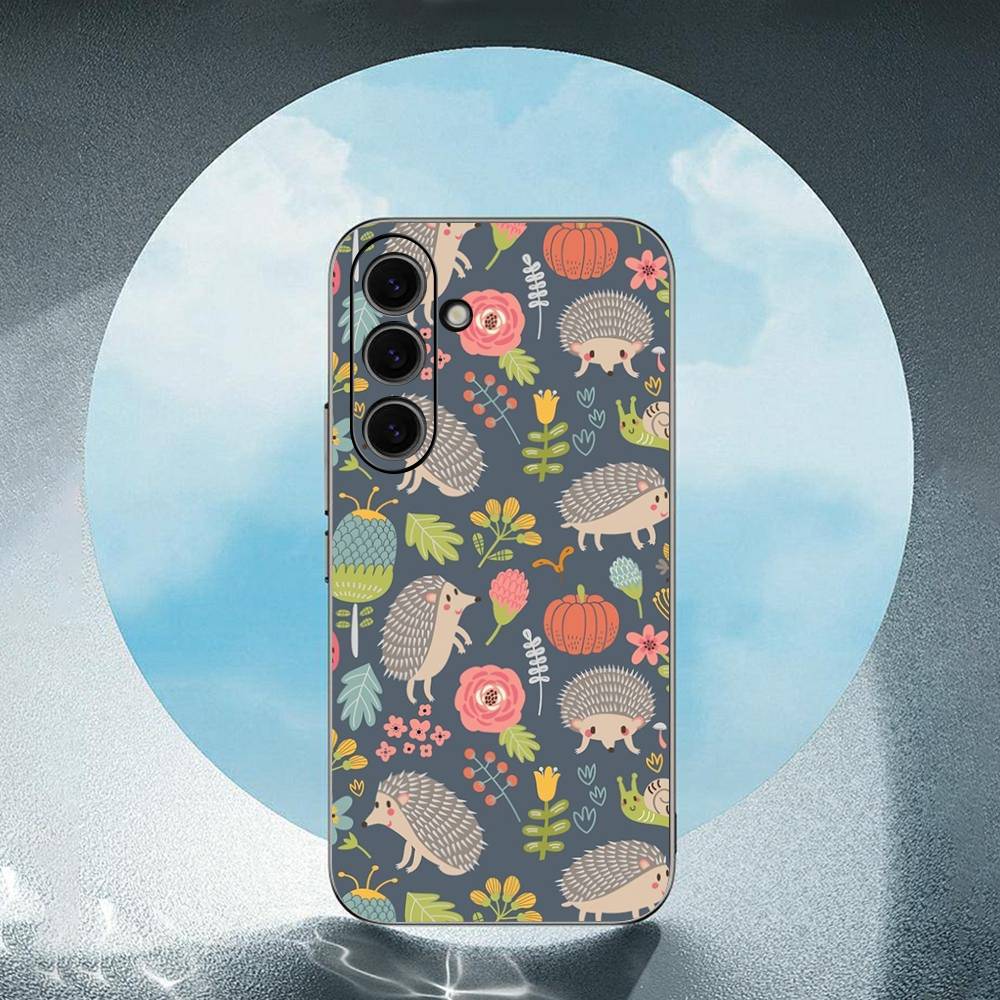 

Hedgehog For Samsung Galaxy S23 S24 S25 Ultra S22 Plus S21 Black Soft Case Waterproof Soft Case SamsungS20 5G