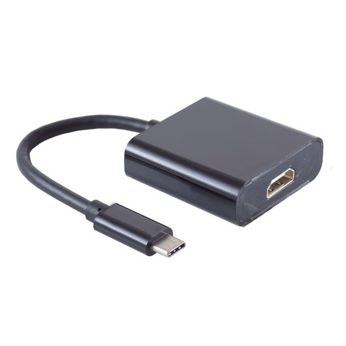 Adaptér USB C na HDMI GEMBIRD A-CM-HDMIF-01 15 cm Černý
