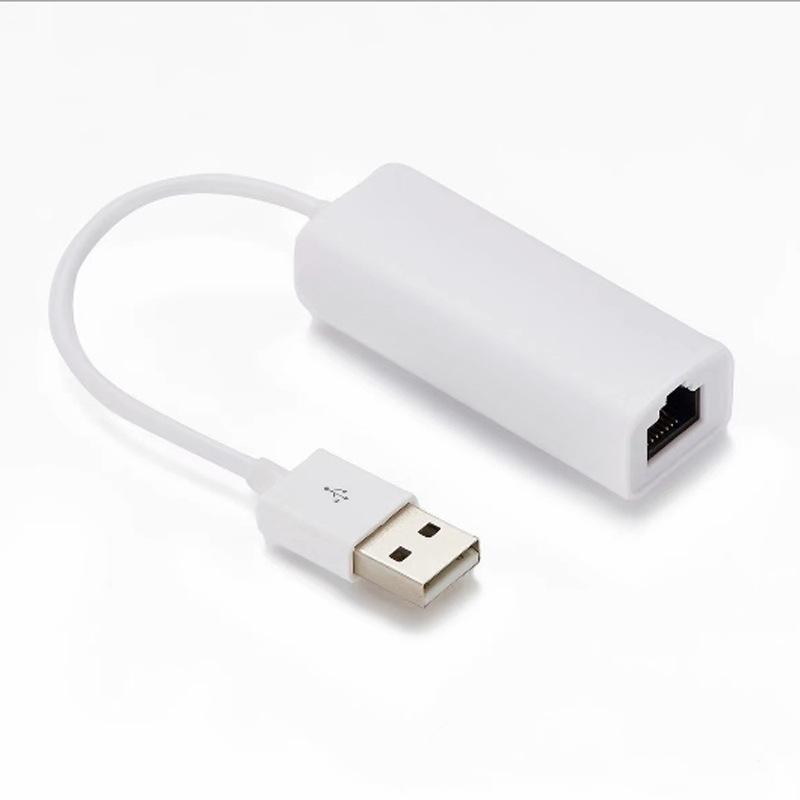 Driver-Free 100Mbps USB2.0 to RJ45 Network Adapter for Phones and Tablets